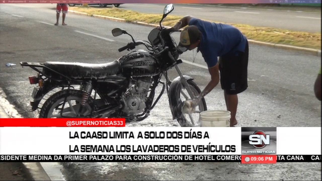 La CAASD Limita A Solo Dos Días A La Semana Los Lavaderos De Vehículos