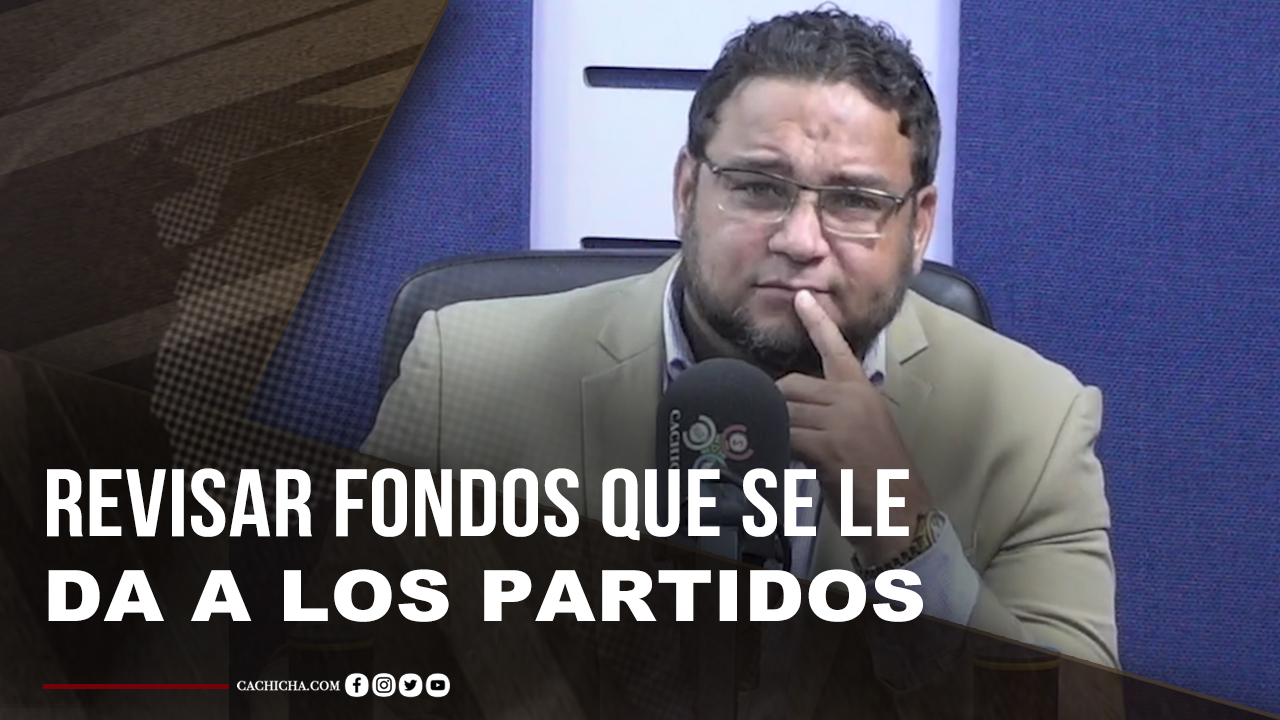 Manuel Cruz Afirma Que Se Deben Revisar Los Fondos Que Le Damos A Los Partidos