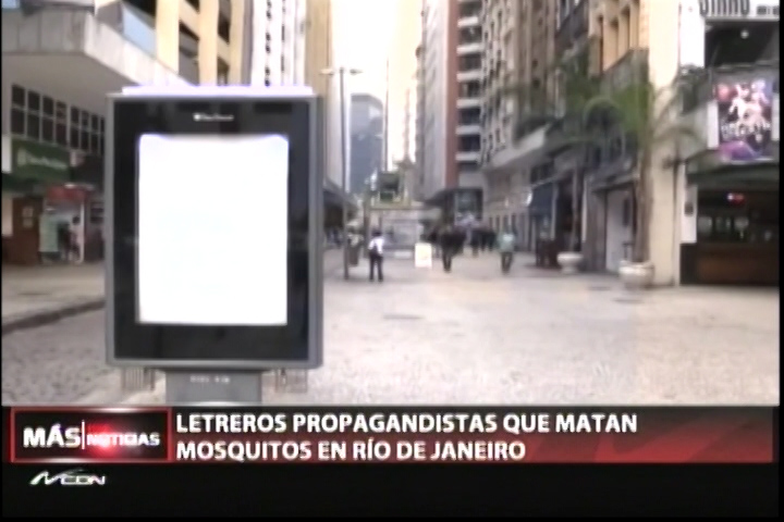 Letreros De Propaganda Que Matan Mosquitos En Río De Janeiro