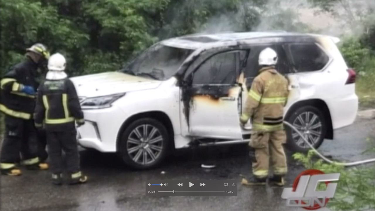 Roban Jeepeta Que Había Sido Reportada En Nagua Y Le Prenden Fuego En Santiago