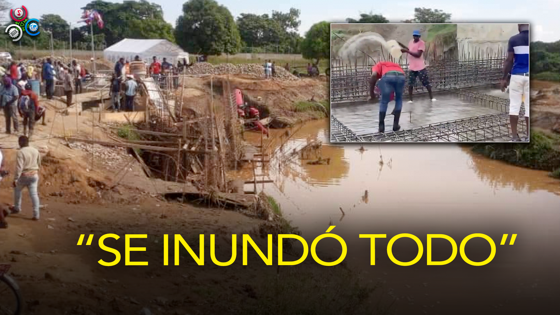 Lluvias Afectan Obras Del Canal De Haitianos En Río Masacre