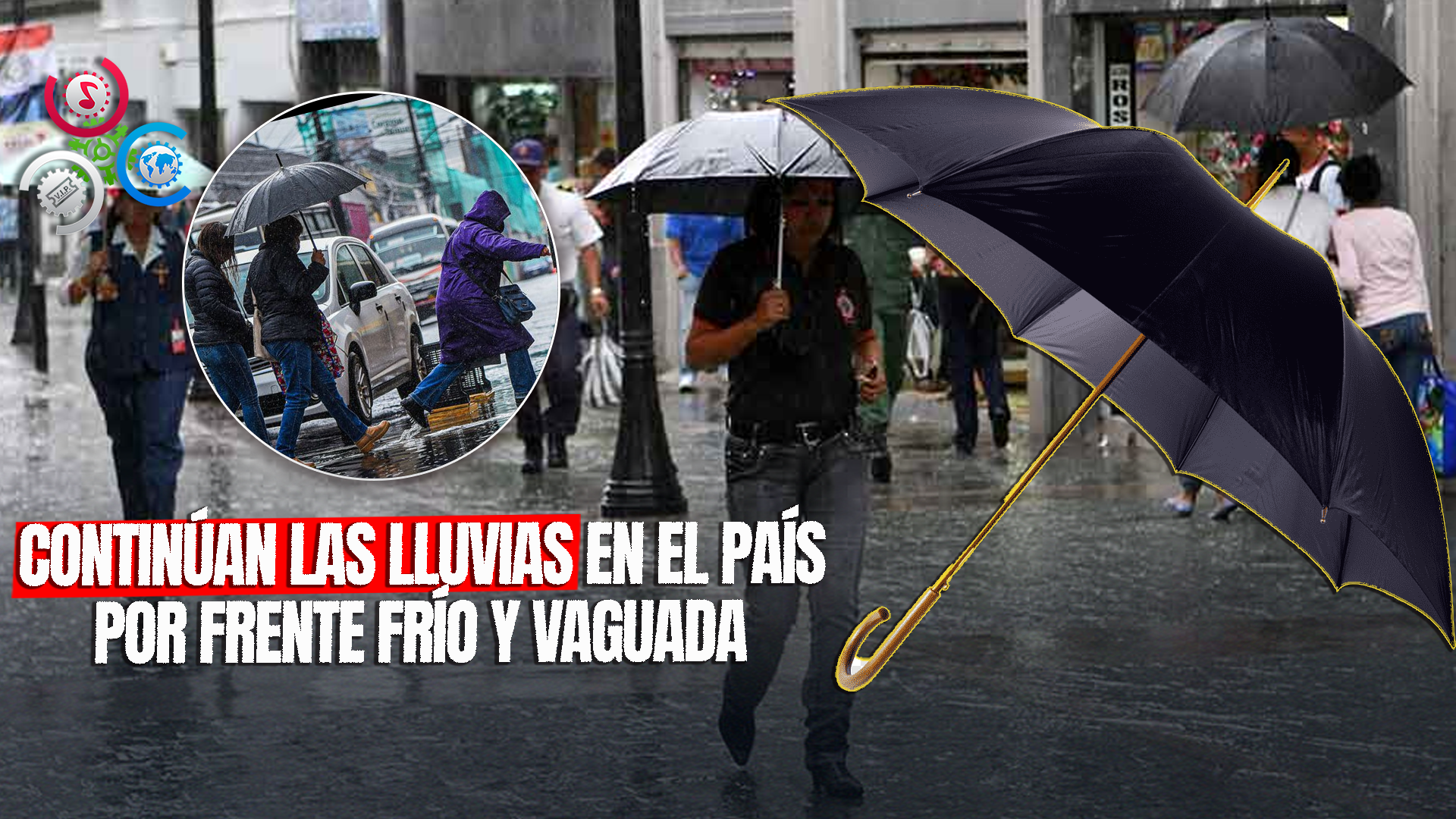 Tiempo:Continuación De Lluvias En El Pais Por Remanentes De Frente Frío Y Vaguada