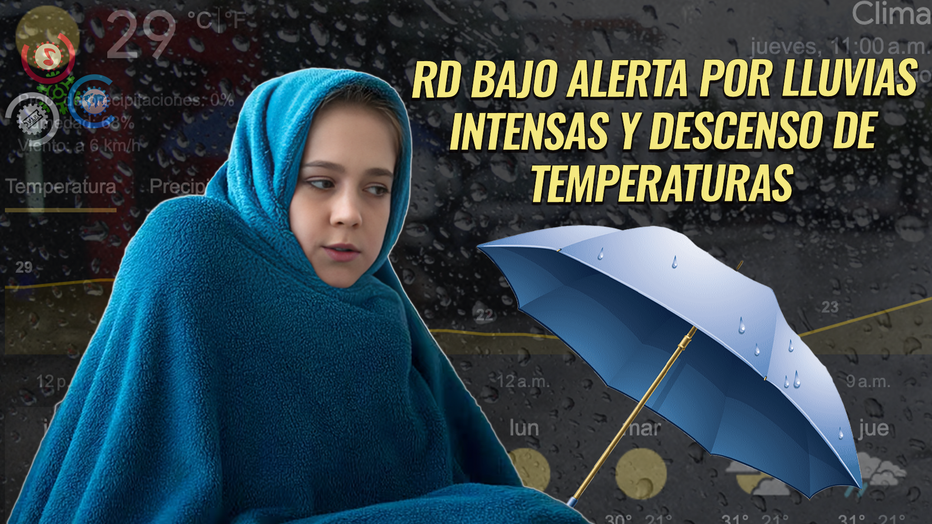 Lluvias Persistentes Y Frío Inusual Marcarán El Fin De Semana En RD