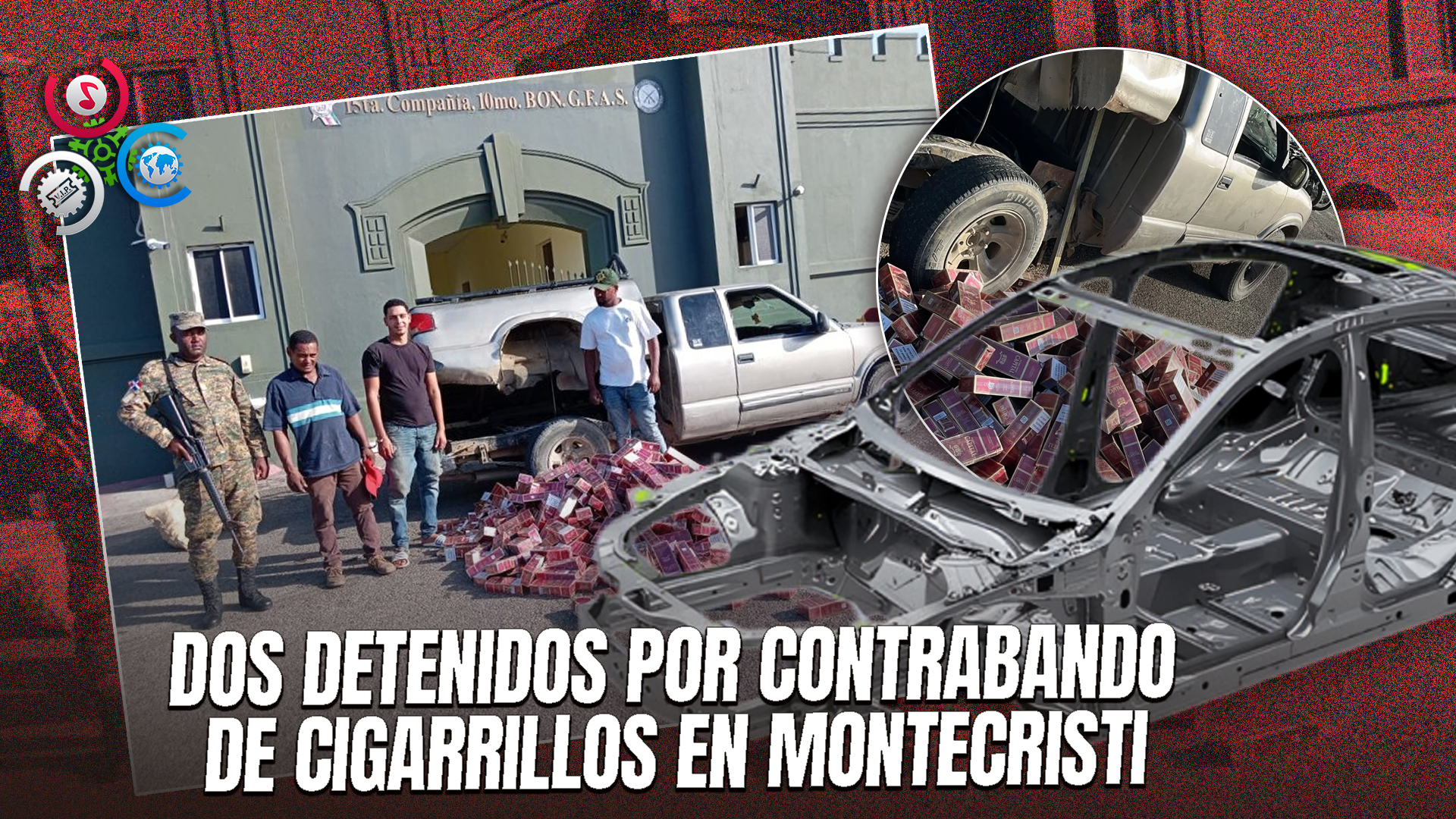 ¡¡Lo Escondieron En El CHASIS DEL VEHÍCULO!!: Frustran Intento Contrabando De Cigarrillos En Montecristi