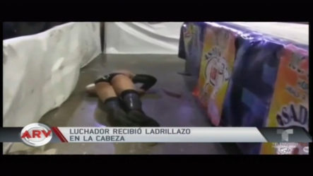 Luchador Recibió Ladrillazo En La Cabeza Y Casi Muere