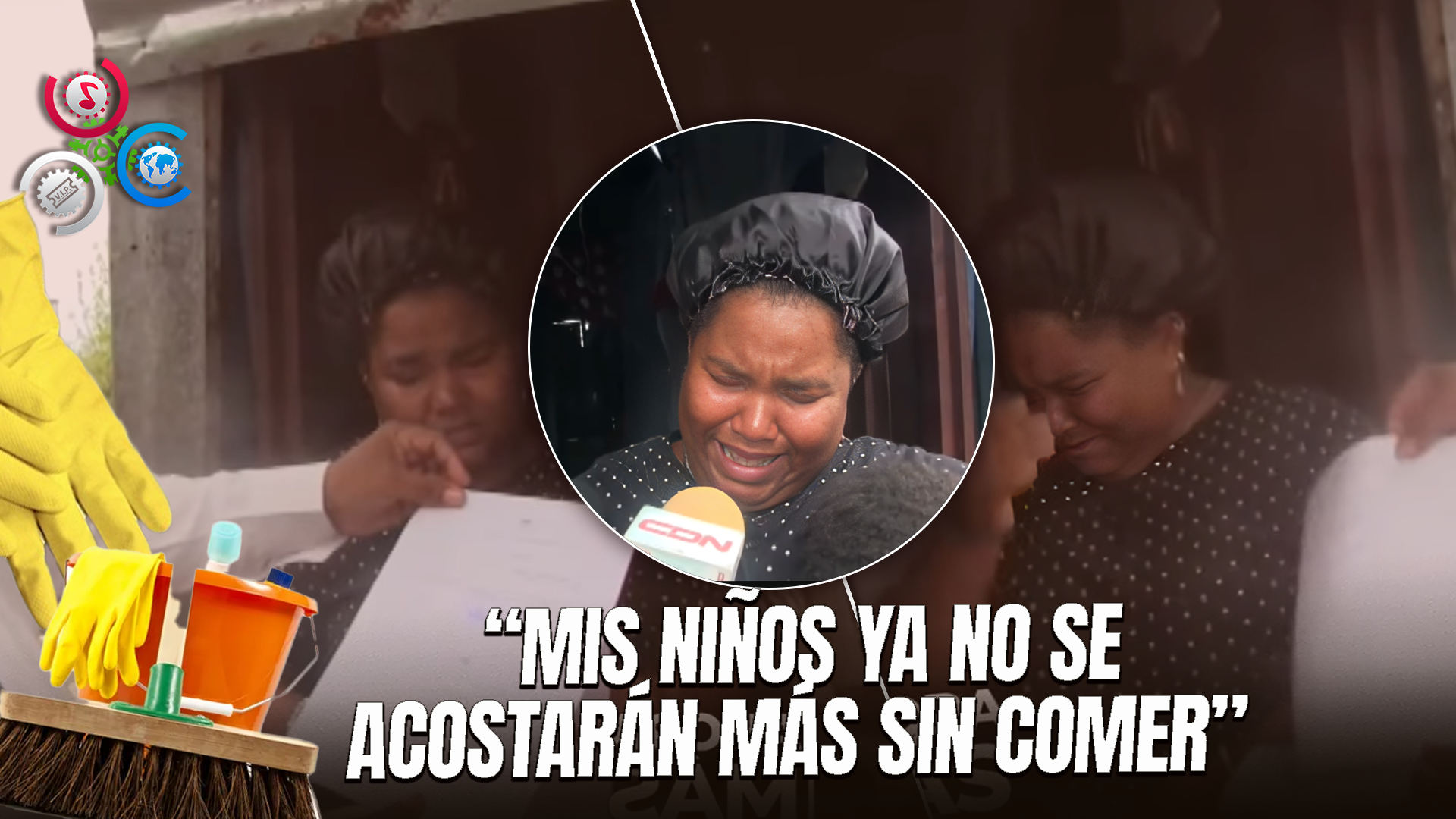Madre De Escasos Recursos Llora De Emoción Tras Ser Nombrada Conserje En Azua, Tras Años Pidiendo Ayuda