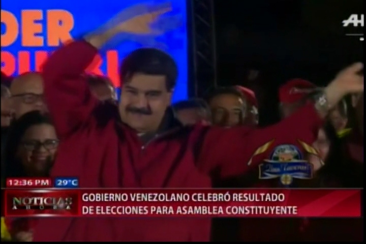 Gobierno Venezolano Celebró Resultado De Elecciones Para Asamblea Constituyente