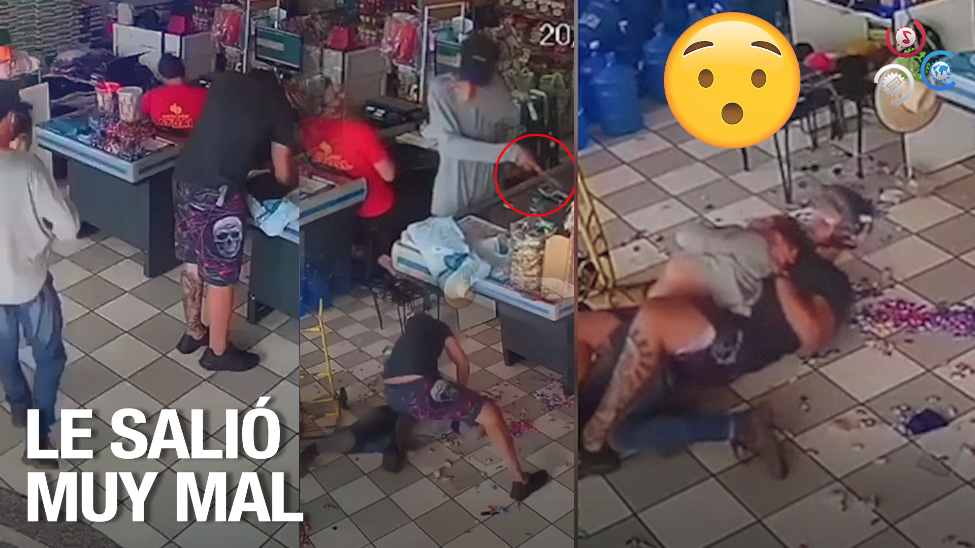 ¡Mira Como Este Hombre Somete De Forma Humillante A Este Ladrón Solo Con Sus Manos!