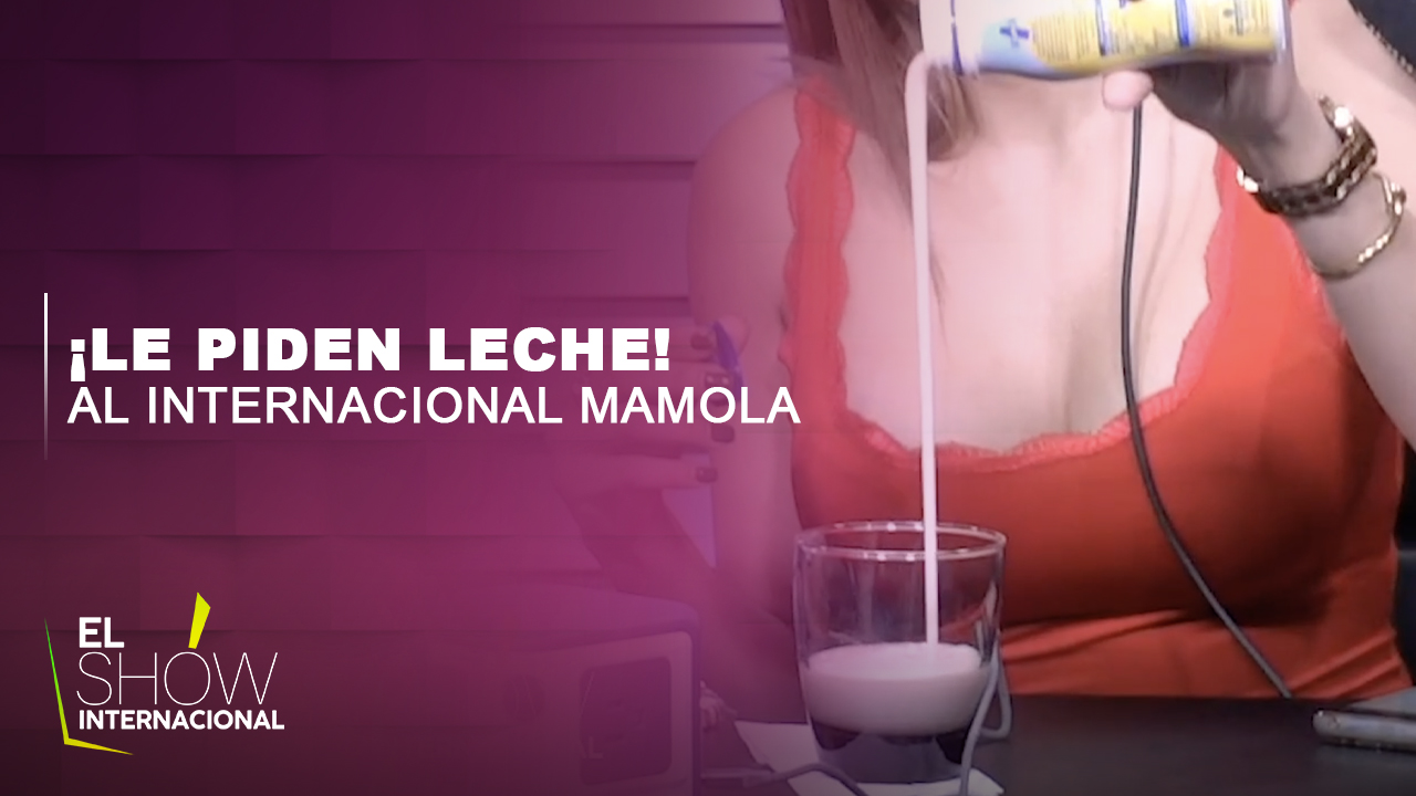 Destacada Comunicadora “le Pide Leche” Al Internacional Mamola