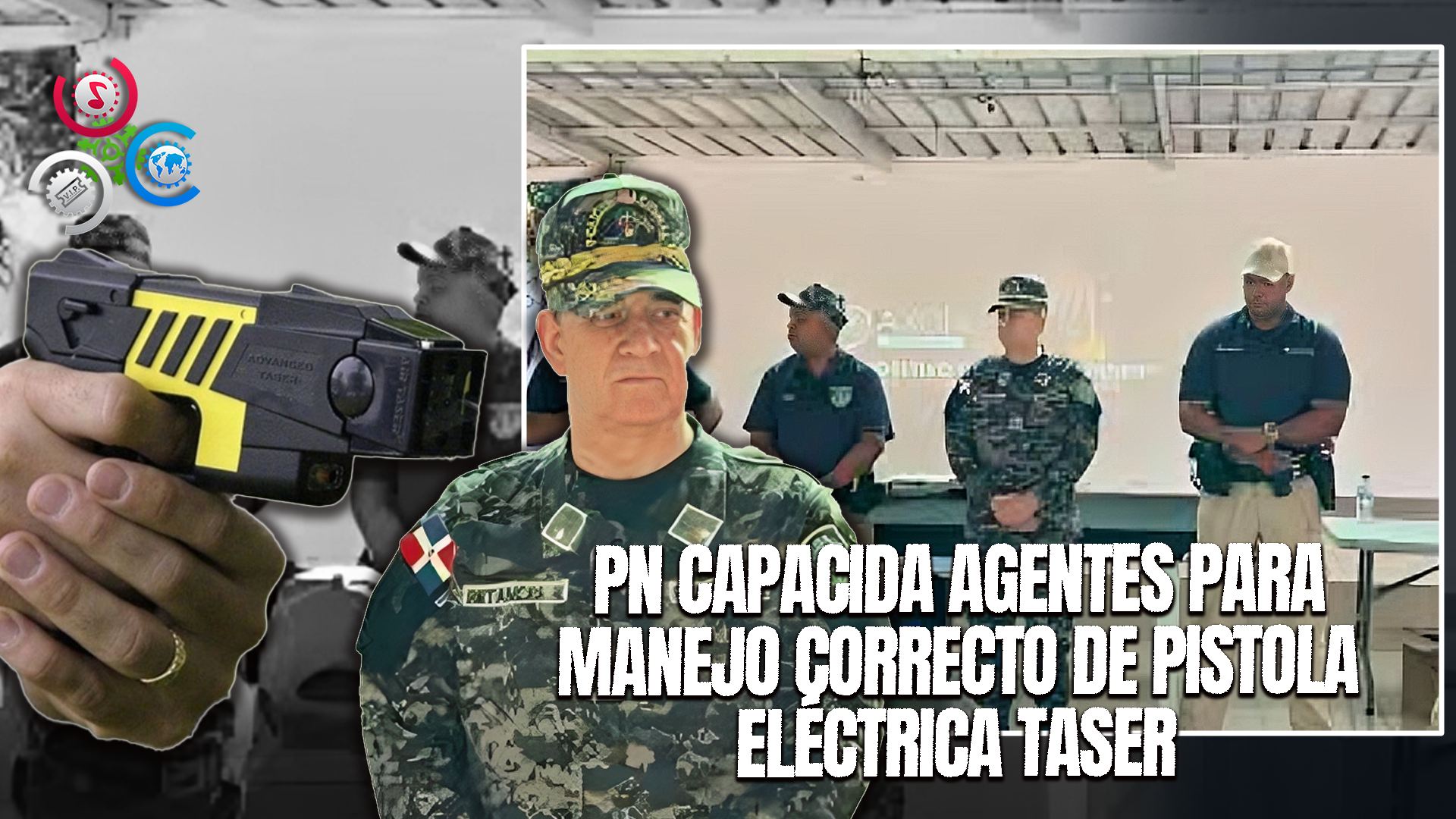 Policía Nacional Capacita A Más De 400 Agentes En El Uso De Pistolas Taser En Santiago