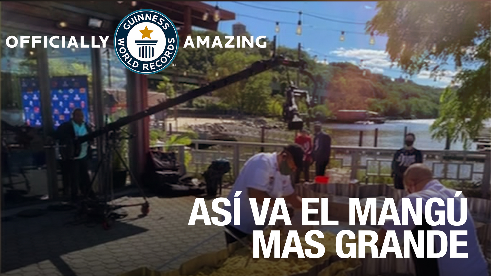 ¡Increíble! Así Va El Que Será El Mangú Más Grande Del Mundo