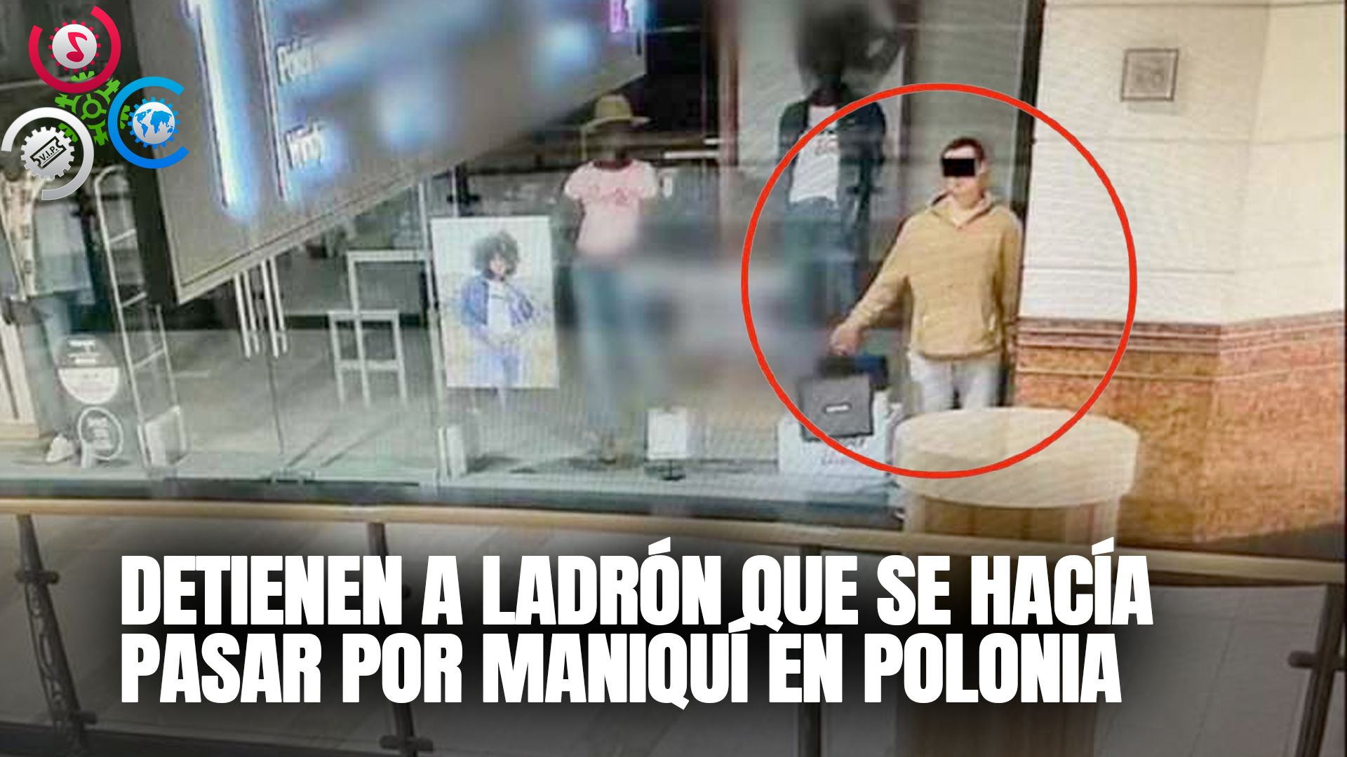 Detienen A Ladrón Que Se Hacía Pasar Por Maniquí En Polonia