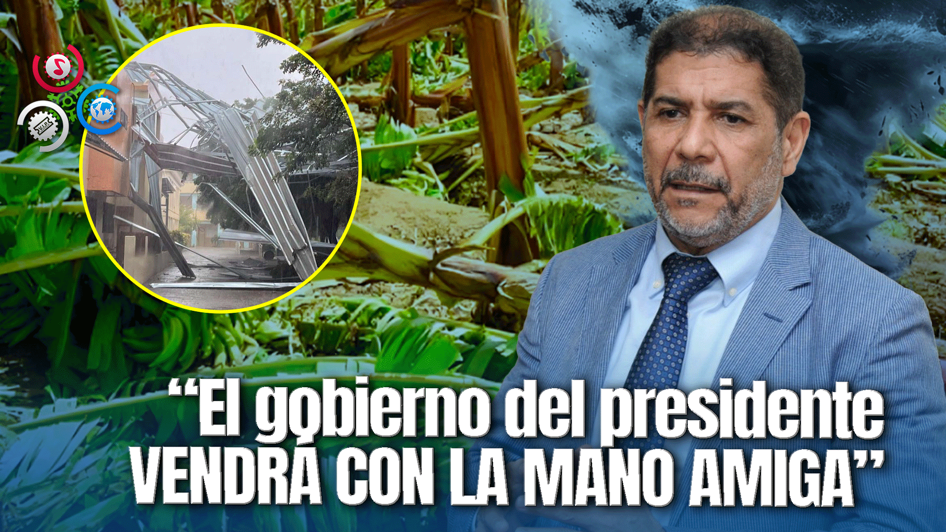 Ministro Limber Cruz Evalúa Daños De Producción Agrícola Tras Paso Fuertes Ventarrones En Mao