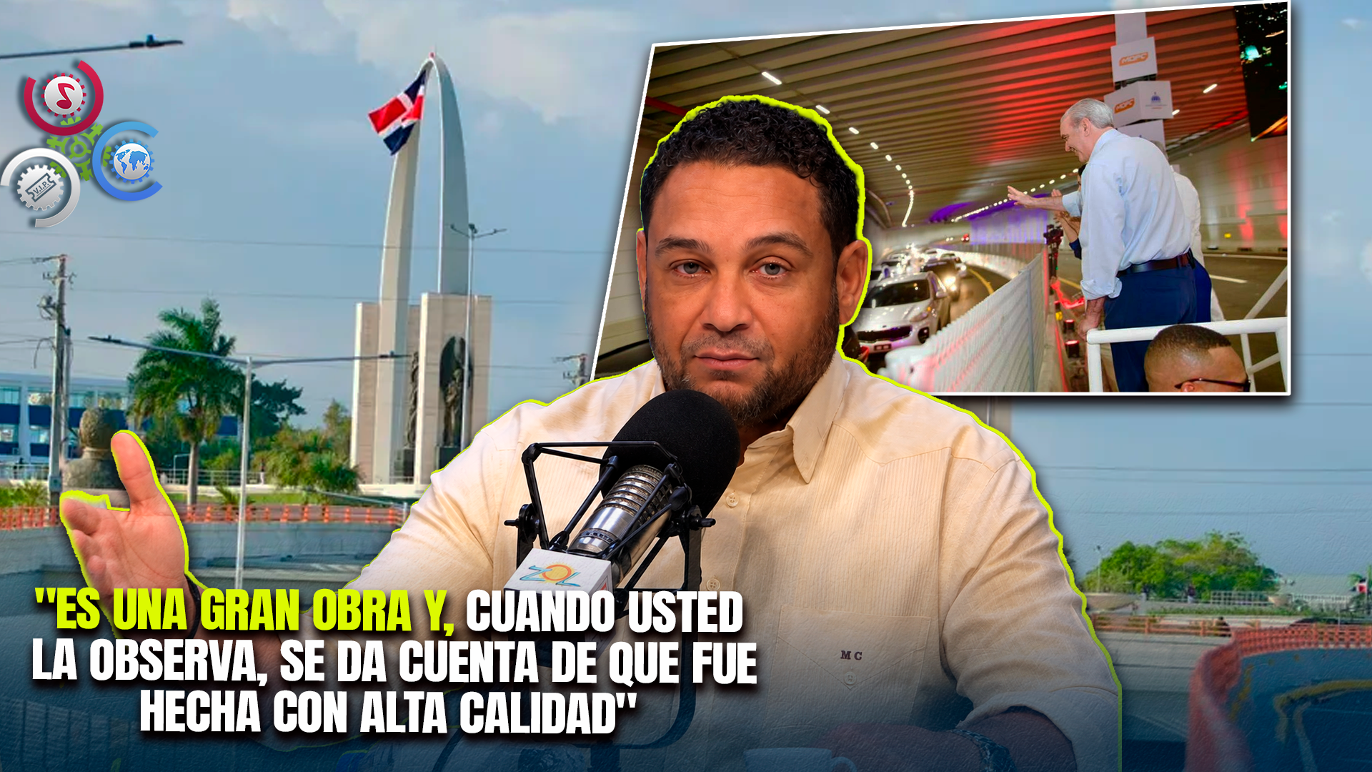 Manuel Cruz Elogia Inauguración Del Túnel De La Plaza De La Bandera Y Destaca Impacto En El Tránsito