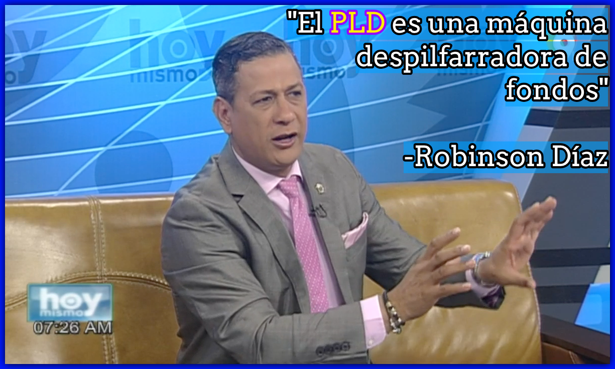 Robinson Díaz Denuncia El Blindaje De Impunidad Que Existe En RD Y El Caso Omiso De Los Congresistas
