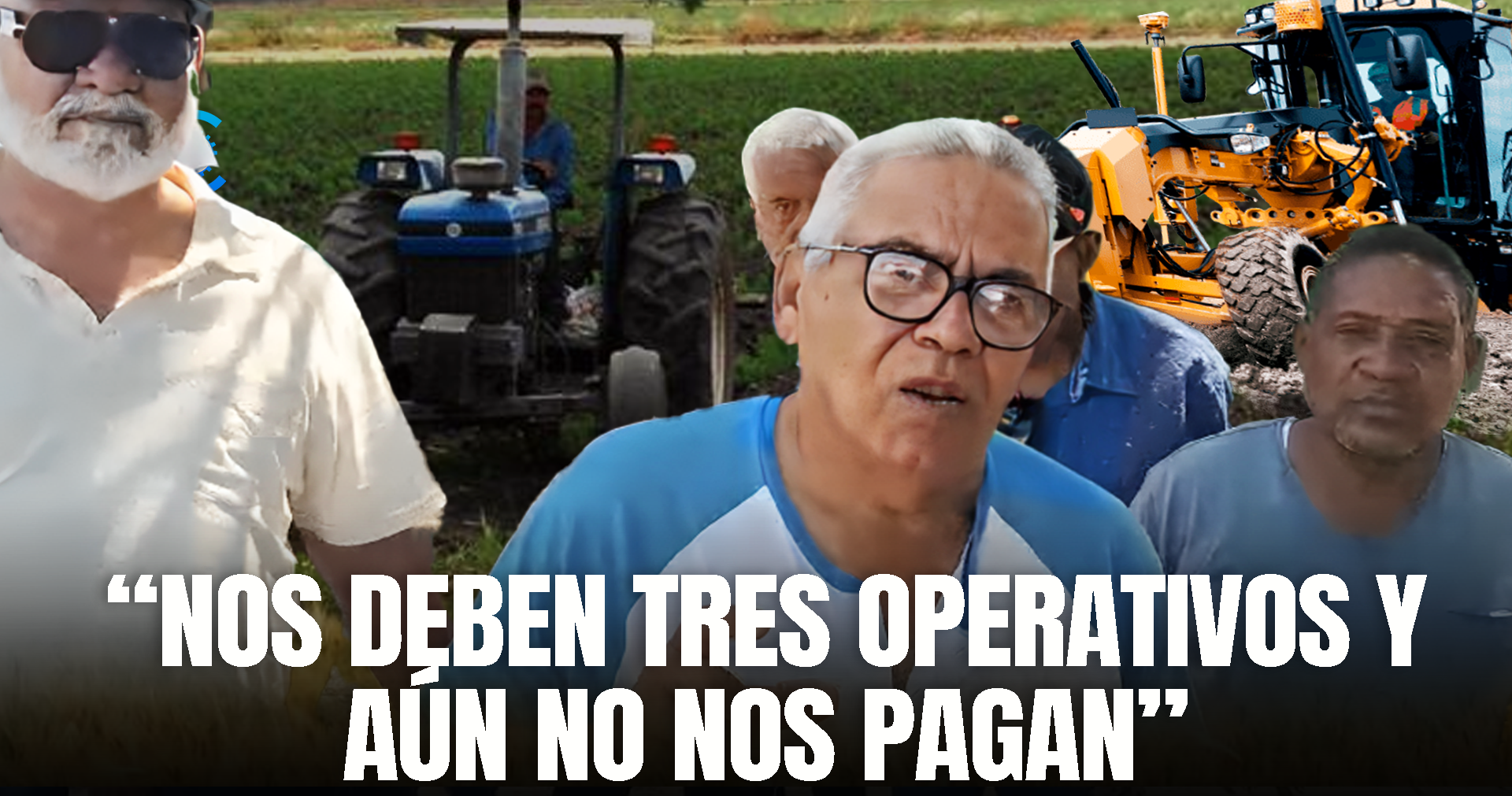 Dueños De Maquinarias Agrícolas En Mao, Protestan Por Deuda De RD$ 100 Millones