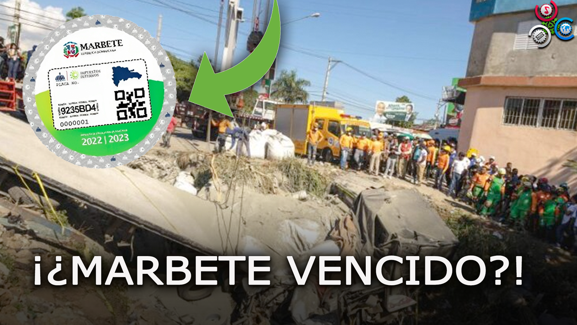 Patana De Accidente En Haina Circulaba Con MARBETE VENCIDO