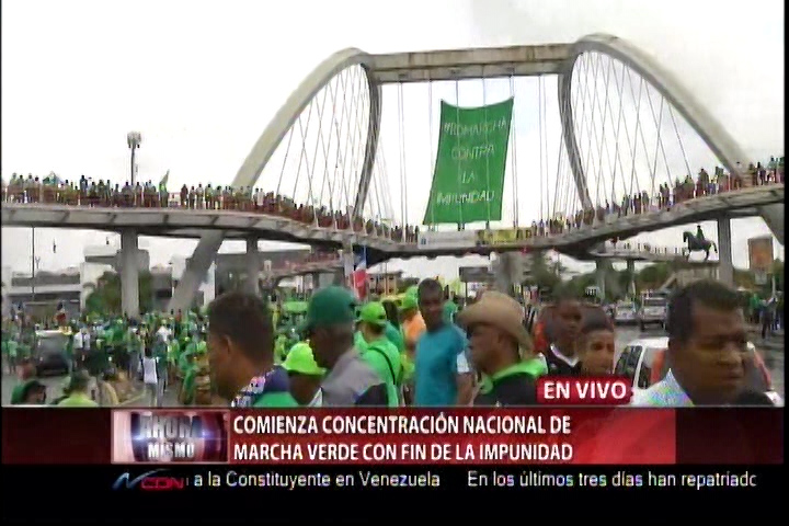 Comienza Concentración Nacional De Marcha Verde Con El Fin De La Impunidad
