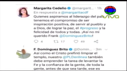 Margarita Cedeño Y Domínguez Brito Se Enfrentan En Twitter Por Spot Publicitario