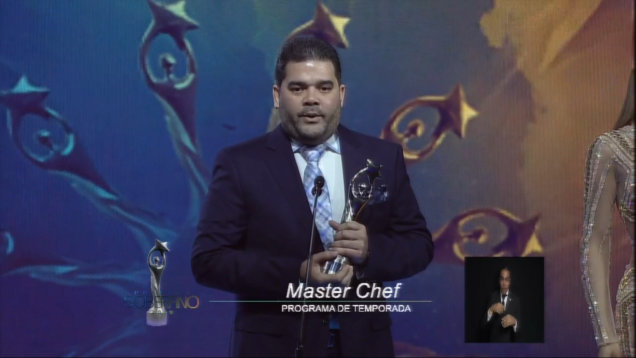 MasterChef Gana La Categoría Como Programa De Temporada Del Año Premios Soberano 2019