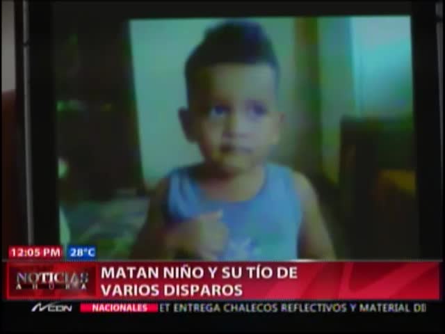 Asesinan De 3 Disparos A Un Niño Y Su Tio En Santo Domingo #Video