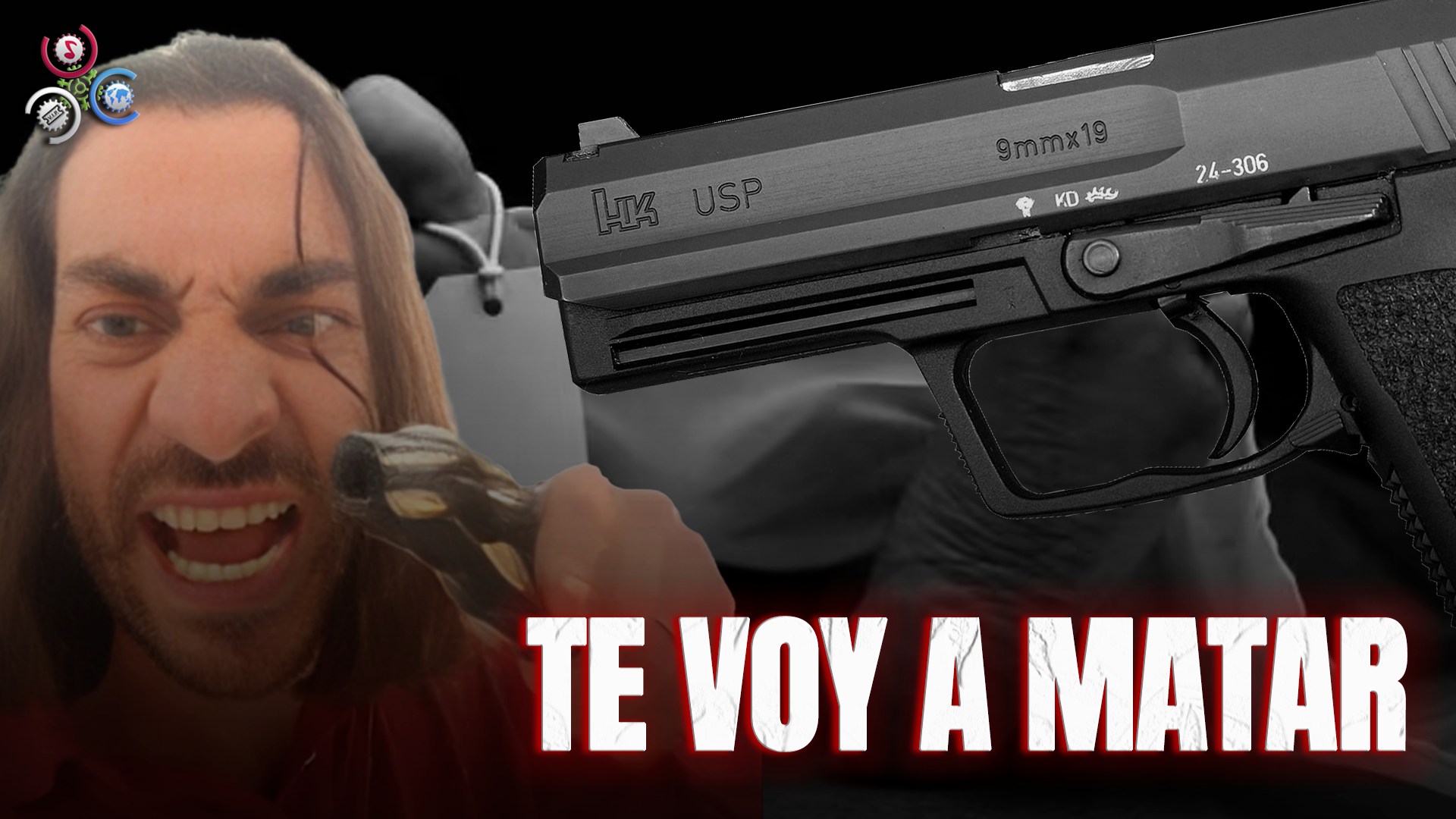 Hombre Graba Amenazas Con Pistola Dirigidas A Otro