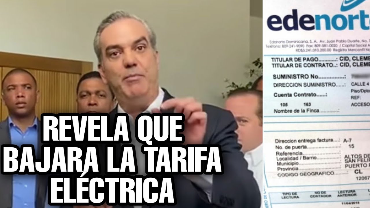 ¡Se Revela Que Abinader Eliminará Alzas En La Tarifa Eléctrica!