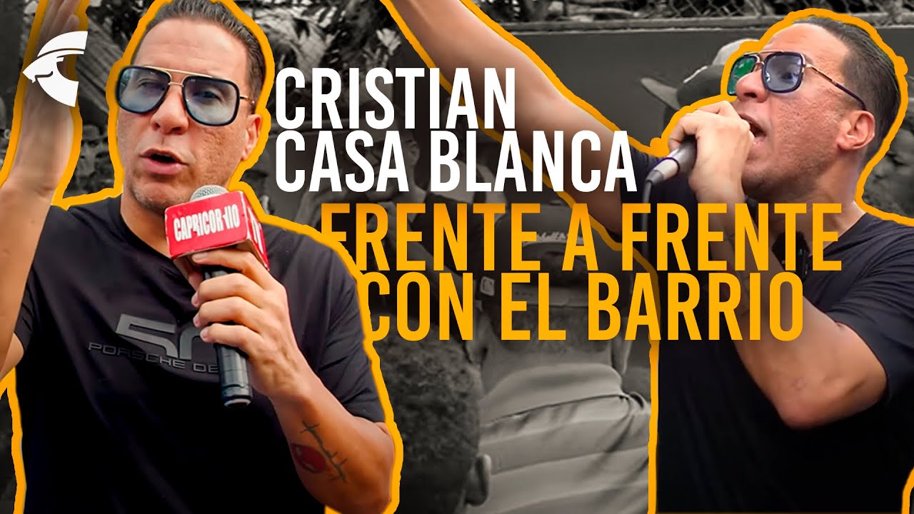 ¡Cristian Casa Blanca Se Topa De Frente Con Los Tigueres Del Barrio! 