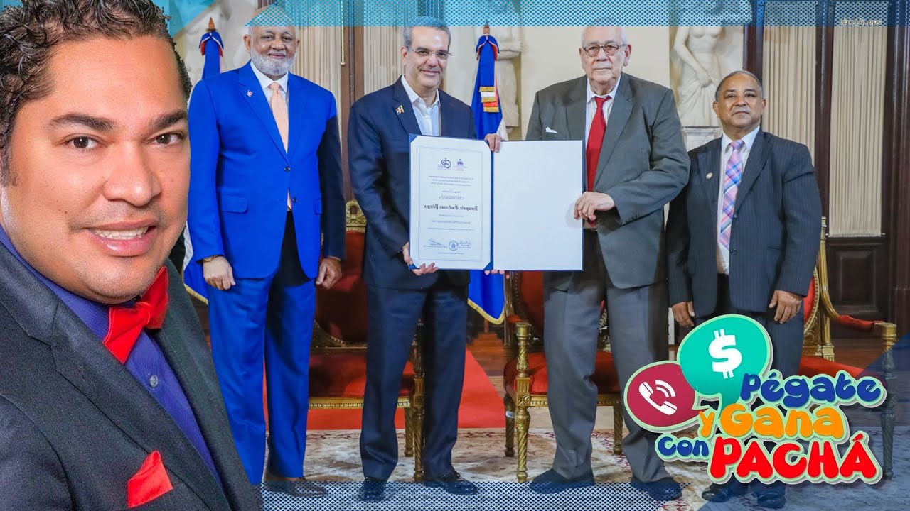 El Pachá Reconoce La Labor De Bonaparte Gautreaux Piñeyro | Pégate Y Gana Con El Pachá