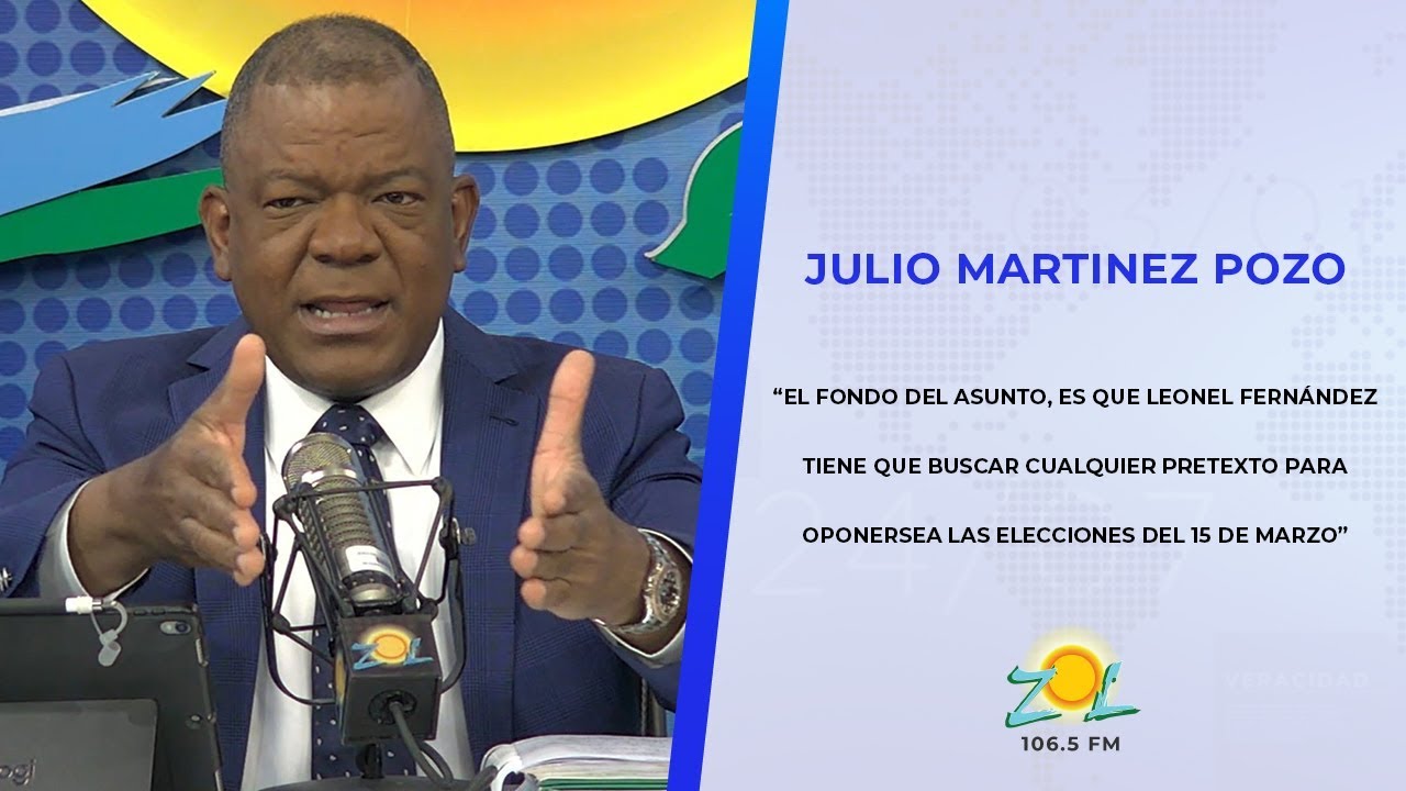 Julio Martínez Acusa A Leonel Fernández De Querer Sabotear Las Próximas Elecciones