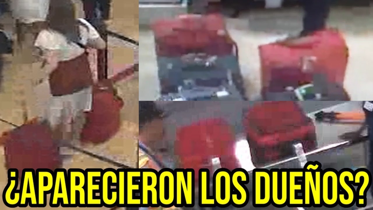 ¿Serán Estas Las 2 Maletas Rojas De Punta Cana?