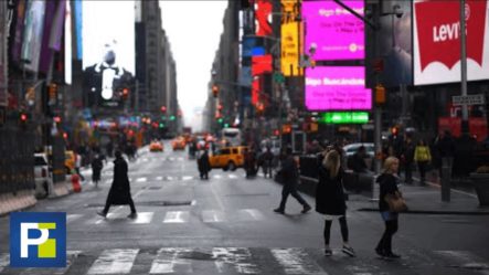 Disminución Del Turismo: Así Se Ve Times Square Por La Pandemia Del Coronavirus