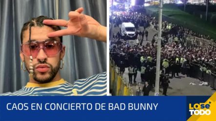Se Forma Tremendo Caos En Concierto De Bad Bunny En Bogotá