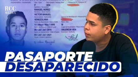 Joven Venezolano Denuncia La Desaparición De Su Pasaporte, Demás Documentos Y Ofrece Recompensa