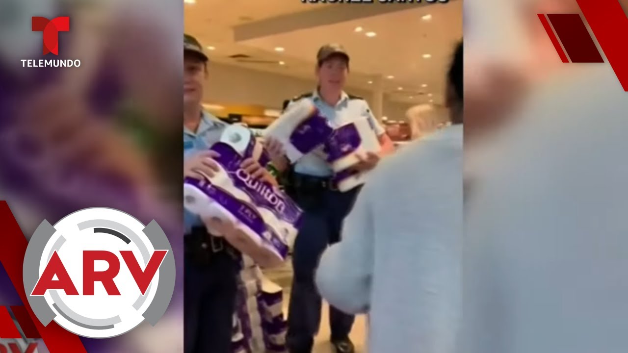Coronavirus: Policías En Australia Regalan Papel Higiénico En Supermercados