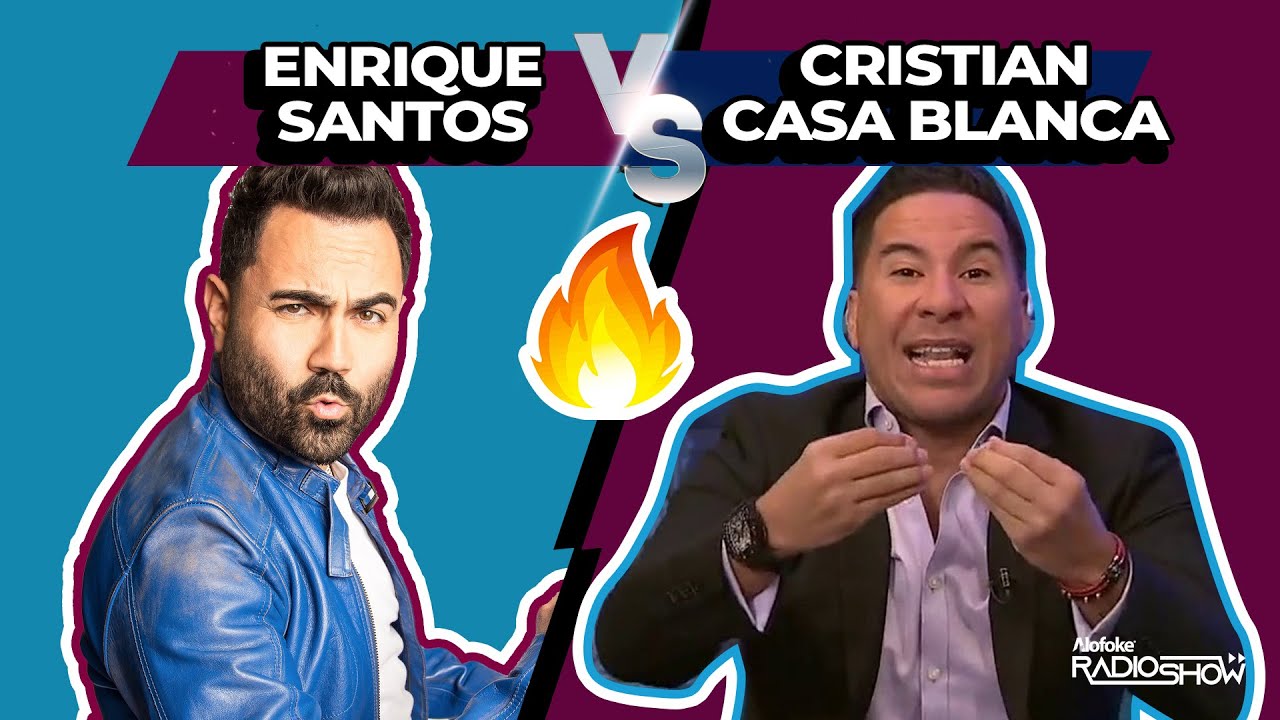 ¡EXCLUSIVA! ENRIQUE SANTOS LE RESPONDE A CRISTIAN CASA BLANCA