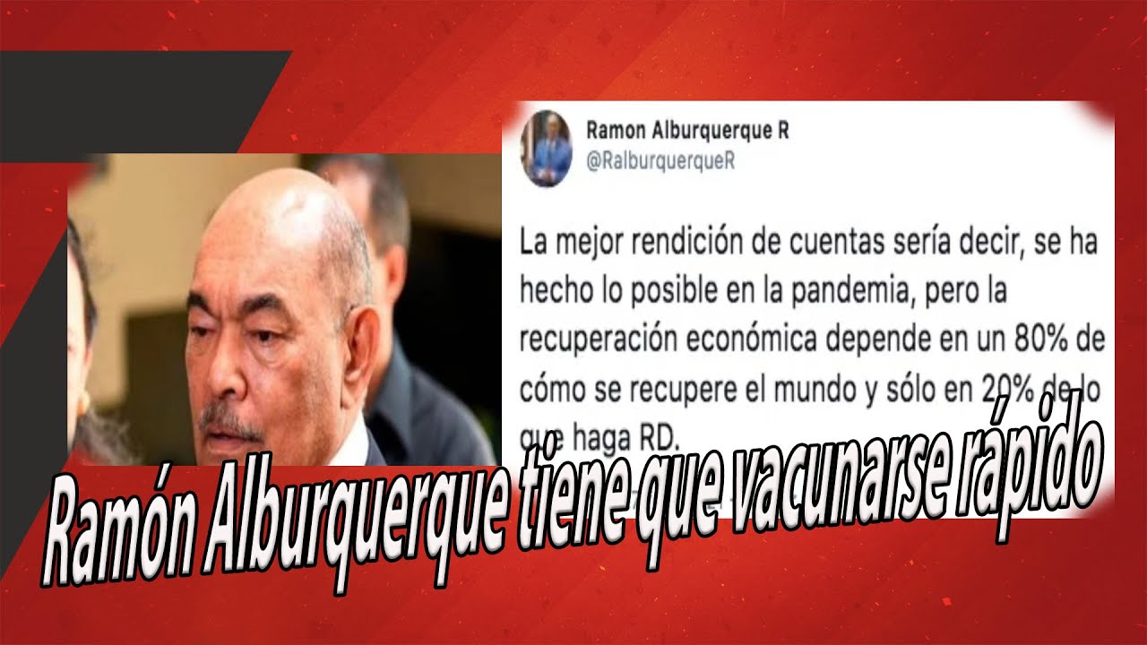 Mira Porque Marino Zapete Dice Que Ramón Alburquerque Tiene Que Vacunarse Rápido