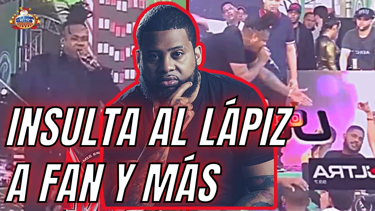 Shelow Shaq Insulta A Fan Del Lápiz Conciente Y Le Agrede En Pleno Show