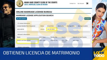 Marc Anthony Y Nadia Ferreira Obtienen Licencia De Matrimonio