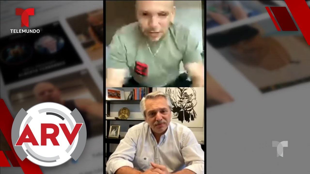 René Pérez Habla Con El Presidente De Argentina Sobre La Crisis