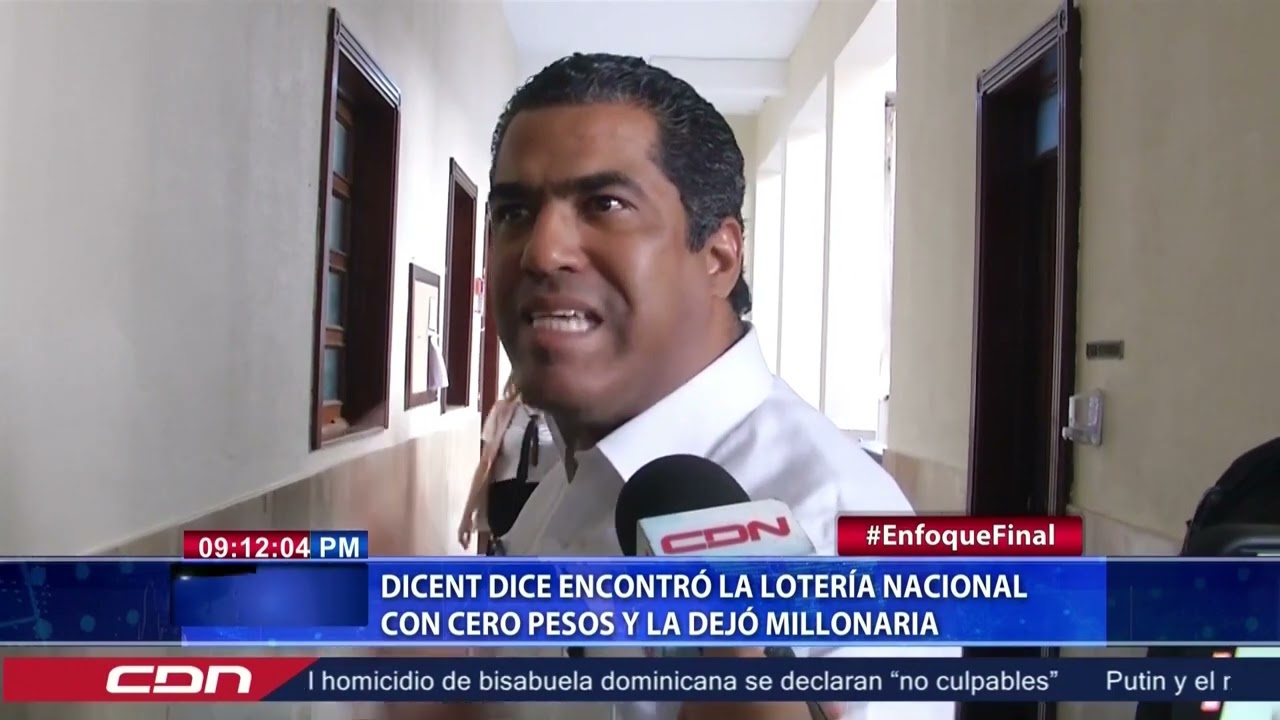 Dicent Dice Encontró La Lotería Nacional Con Cero Pesos Y La Dejó Millonaria
