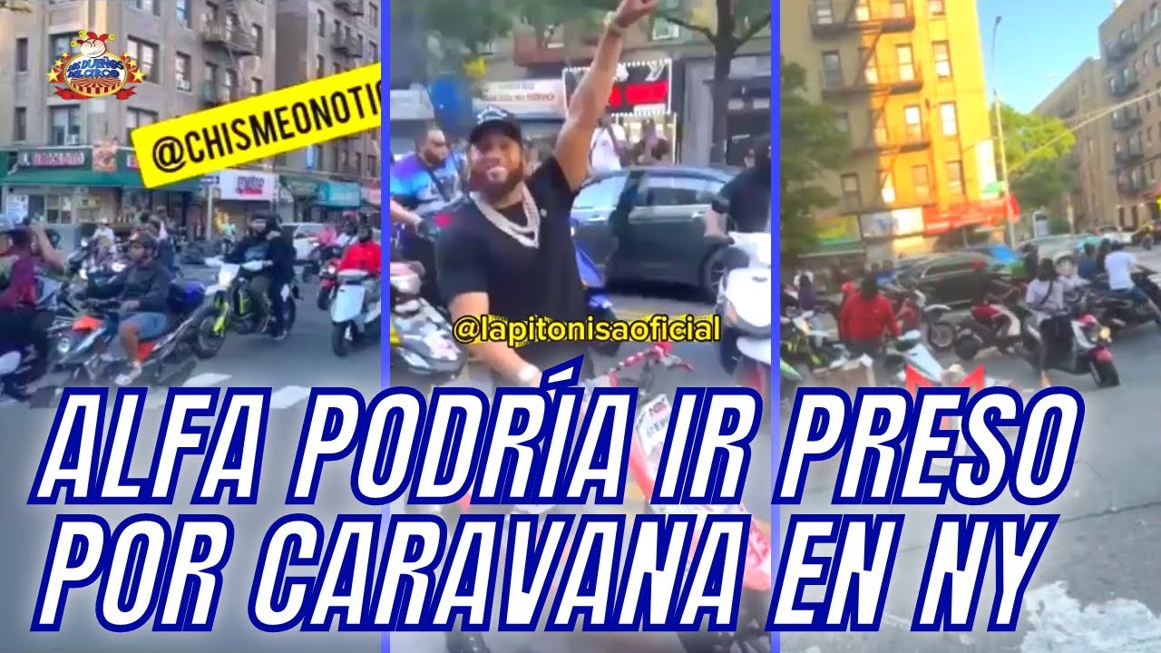 ¡Resumen Desorden Del Alfa En NY! | Decenas De Fans En Motos Siguiéndolo 