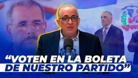 Najib: “Danilo Medina Llama A Votar Morado En La Alianza Rescate RD”