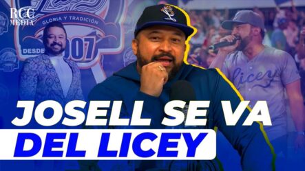 Josell Anuncia Ya No Será Animador Del Licey En El Mismo Golpe Con Jochy