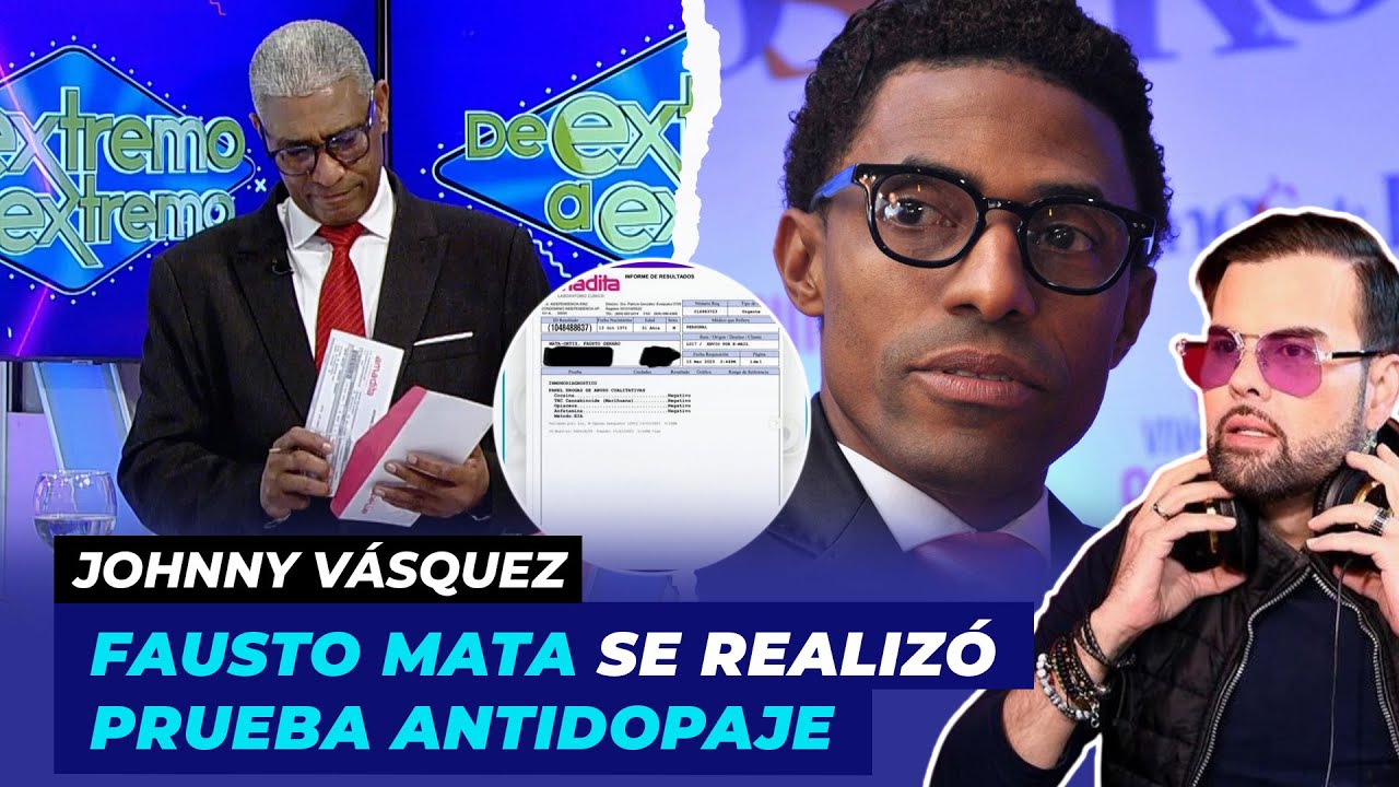 Fausto Mata Realiza Prueba Antidopaje Para Demostrar No Consume Sustancias
