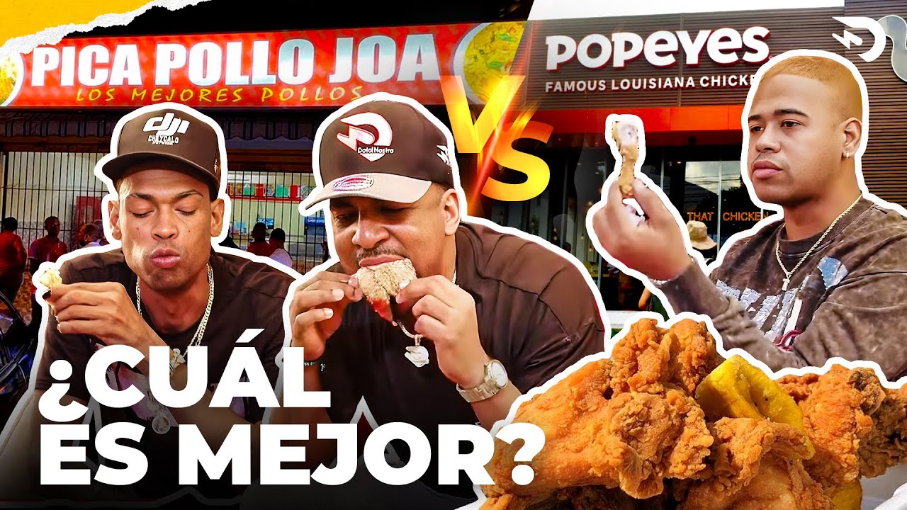Popeyes Vs. Pica Pollo Joa | El Dotol, Tonton Y Napo 