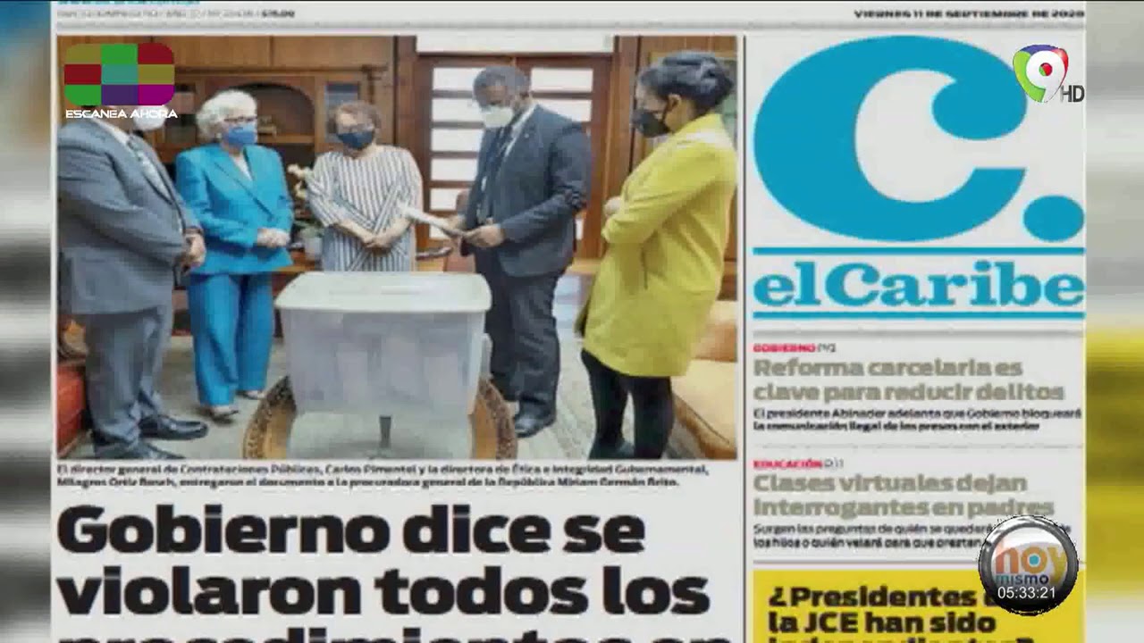 Infórmate Con Las Portadas De Los Principales Periódicos De Hoy 11 De Septiembre Del 2020