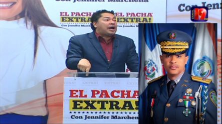 Pacha Felicita A El Director De La Policia Nacional Edward Sanchez