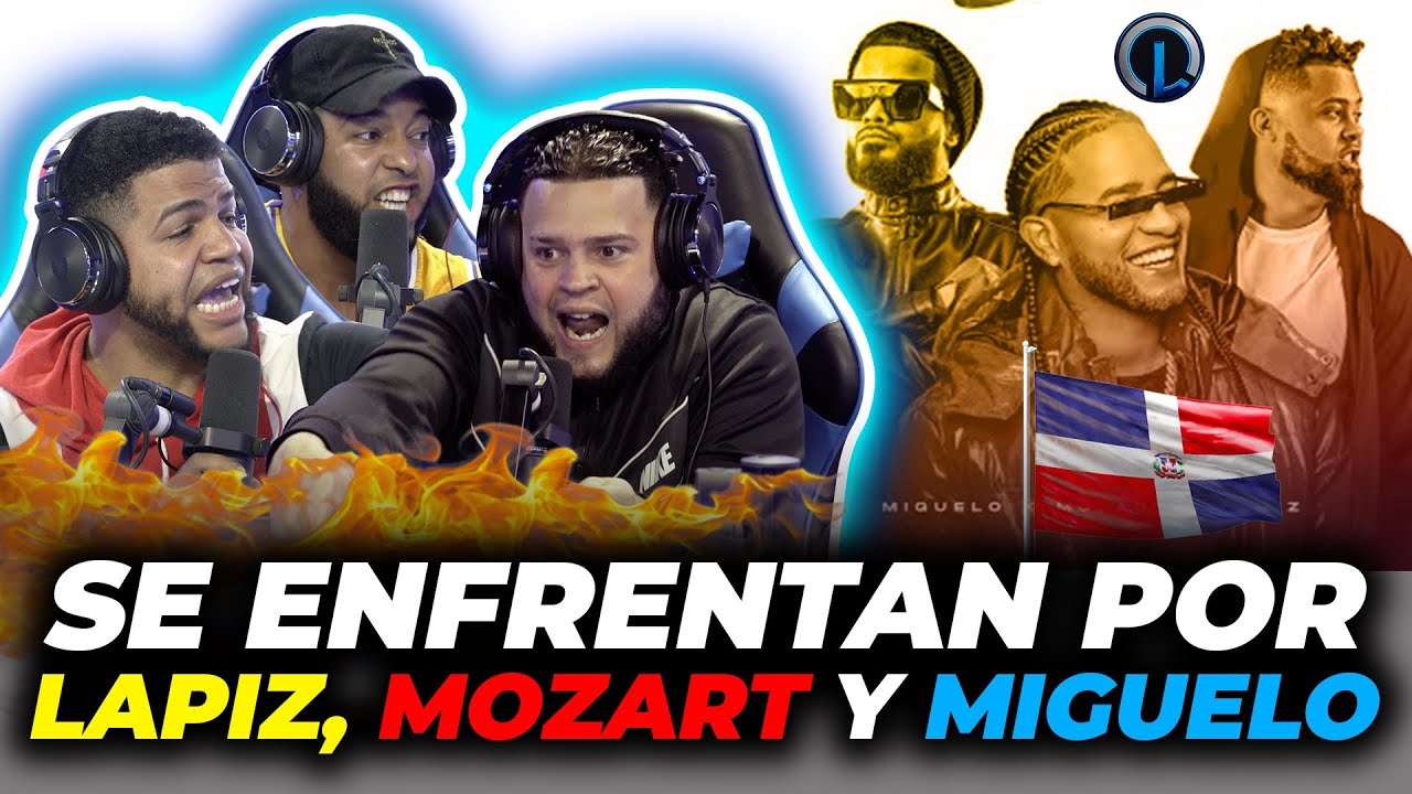 Luinny Y Doble J Se Enfrentan Por Canción Pila De Bandera De Lápiz Conciente, Don Míguelo Y Mozart