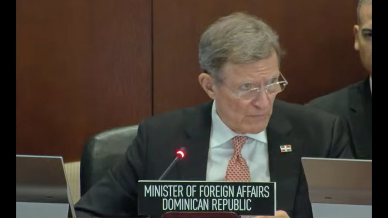 RD Habla En La OEA De Conflicto Con Haití